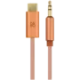 Beoplay H100 Audio Cable Fabric Sunset Apricot
