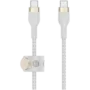 BELKIN  USB-C to USB-C 2.0 Braided silicone, 3M, White