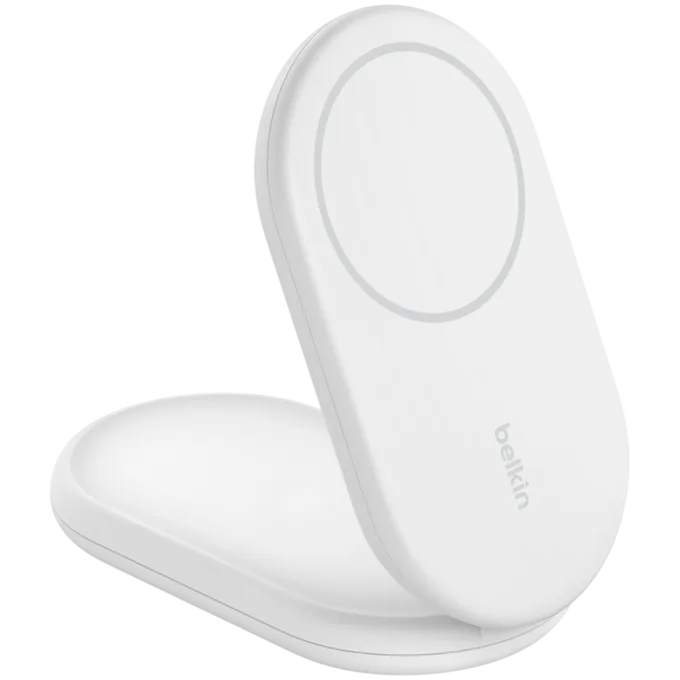 BELKIN Qi2 15w Magnetic Stand, White — image 1
