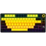 LORGAR KBP7075W, Wireless 75% Mechanical Gaming Keyboard Pro, Black/yellow, EN layout