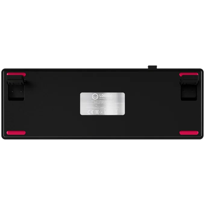 LORGAR KBP70MW, Wireless 65% Mechanical Gaming Keyboard Pro, Black/red, EN layout — image 9