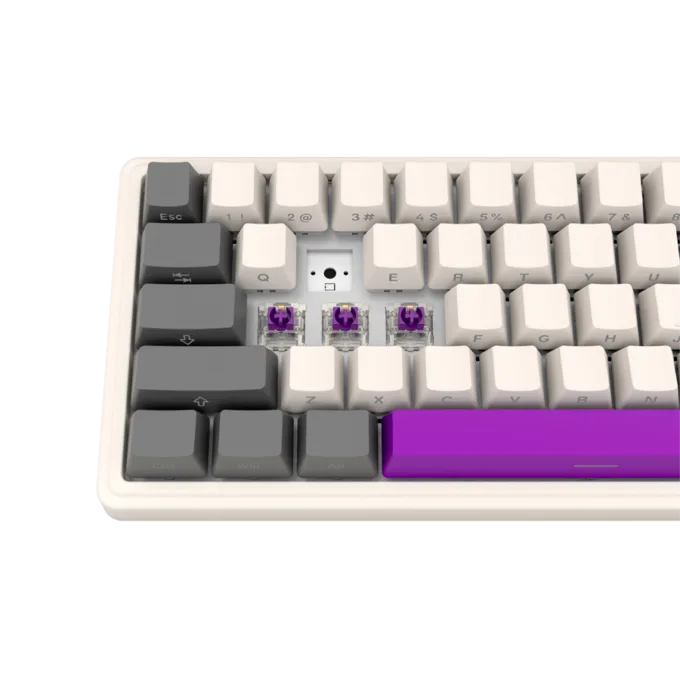 LORGAR KBP70MW, Wireless 65% Mechanical Gaming Keyboard Pro, Beige, EN layout — image 8