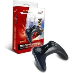 Genius MaxFire Grandias 12 USB Gamepad – 12 Programmable Buttons, Turbo, Vibration
