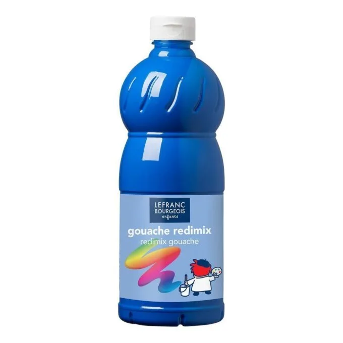 LB EDUCATION GOUACHE REDIMIX 1L BTL CYAN — image 1