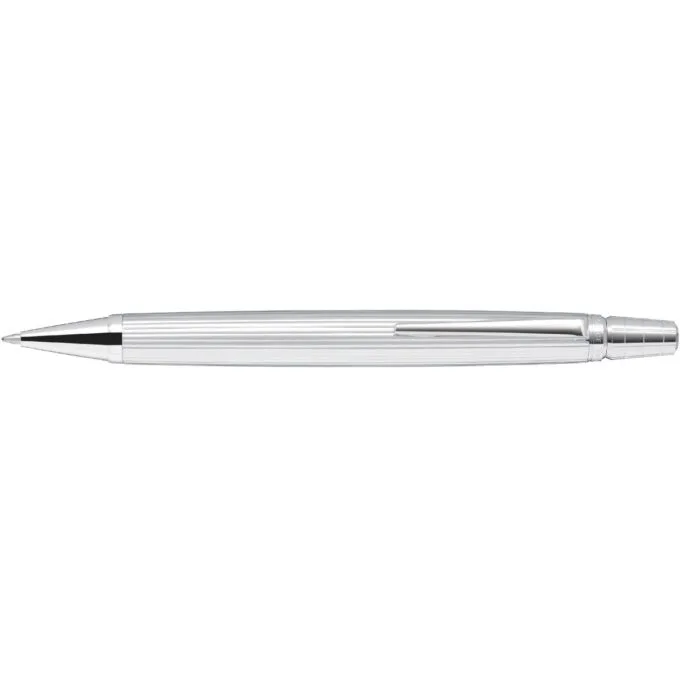 RAIZ BALLPOINT PEN M SILVER — image 1