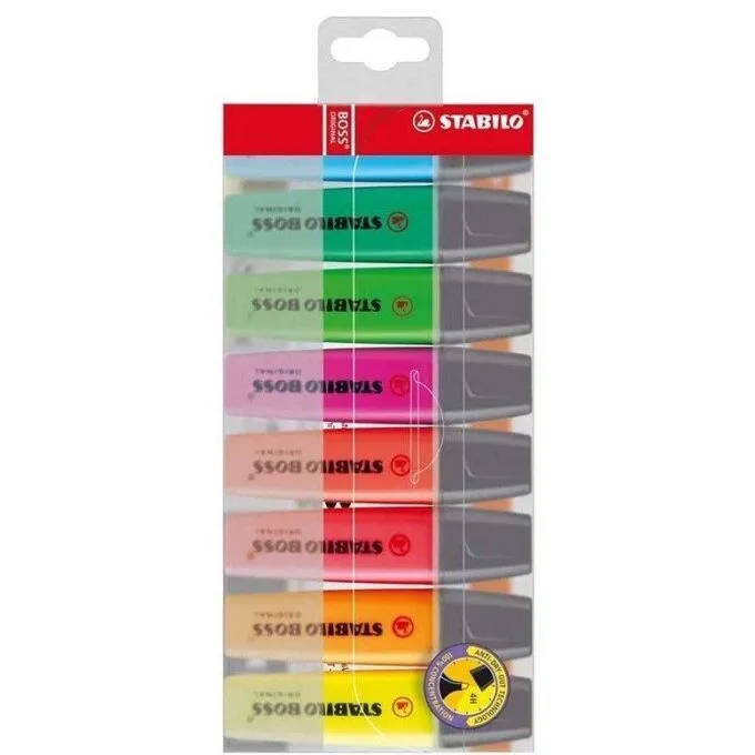 STABILO BOSS ORIGINAL WALLET OF 8 PCS — image 1