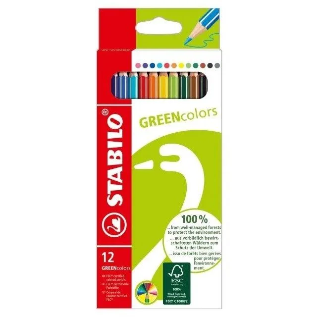 STABILO 12 GREENCOLORS — image 1