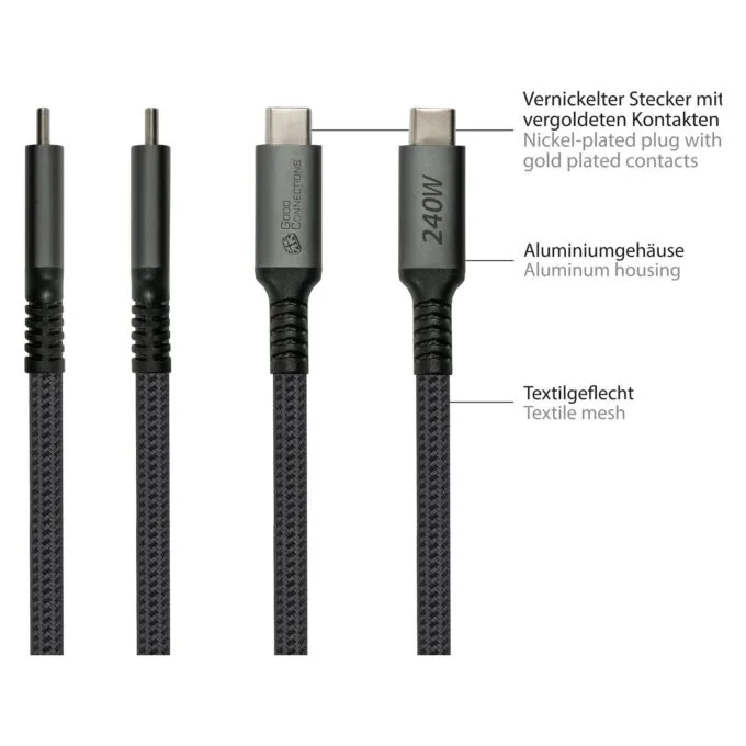 Alcasa 2240-CCT030A USB cable — image 4