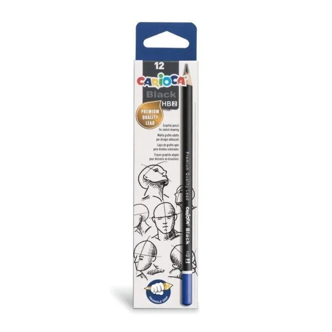 CARIOCA BLACK LEAD HB 12 PCS — image 1
