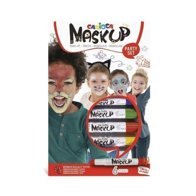CARIOCA MASK UP PARTY FACE PAINT BOX OF 6 PCS — image 1