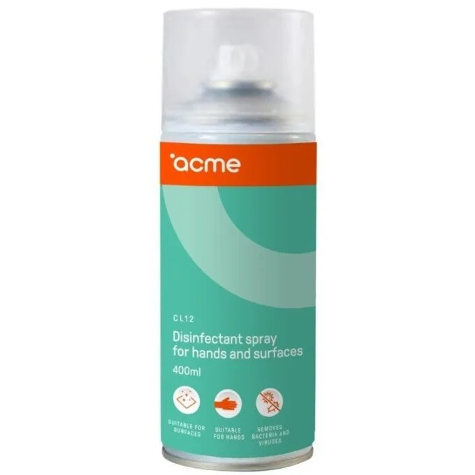 ACME CL12 DISINFECTANT CLEANING SPRAY FOR HAND AND SURFACE, 400ML — image 1