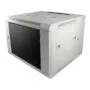 ALLNET network cabinet 19" 12HE 1-part T450mm light gray disassembled (flat pack) SMA series