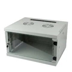 ALLNET Netzwerkschrank 19" 4HE 1-teilig T594/B541mm Lichtgrau SMQ-Serie