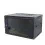 ALLNET network cabinet 19" 9HE 1-part T600mm Black disassembled (flat pack) SMA series