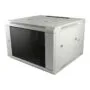 ALLNET network cabinet 19" 6HE 1-part T450mm light gray disassembled (flat pack) SMA series