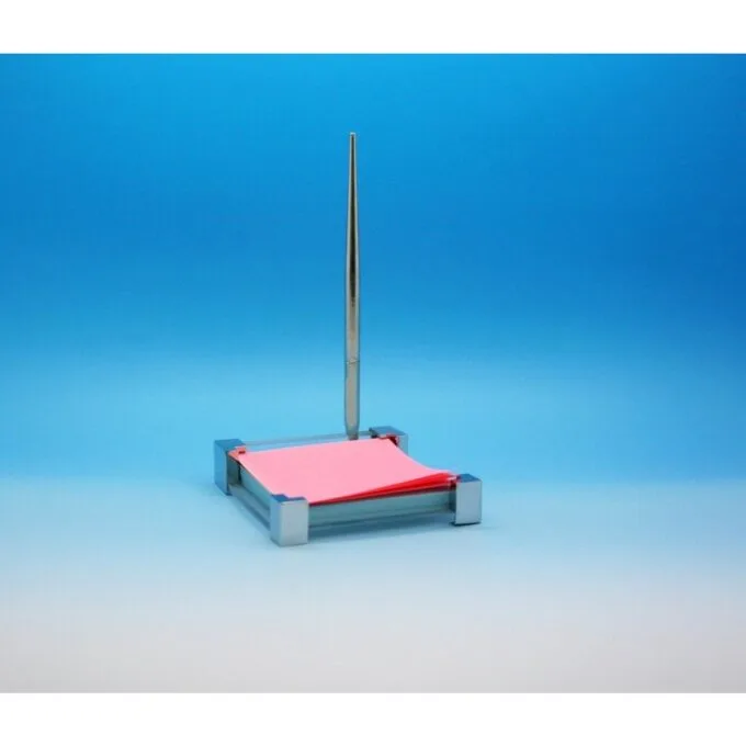 ACRYLIC FROSTED MEMO WITH PEN HOLDER — image 1