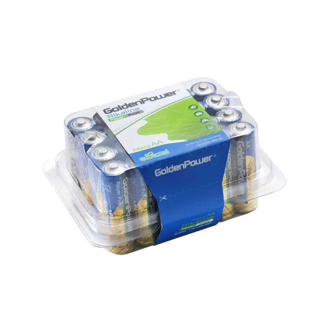 GOLDEN POWER 1.5V AA ECOTOTAL ALKALINE POWER PLUS GLR6A (AA) 24 PCS PLASTIC BOX (4*6 PCS/SHRINK) — image 1