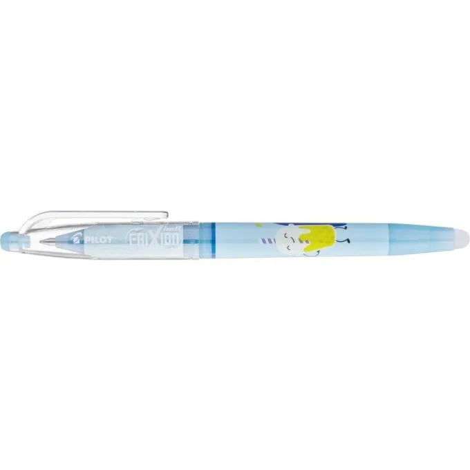 PILOT FRIXION BALL FANCY POOL PARTY 26 BUBBLE TEA SOFT BLUE BODY - GEL INK ROLLER - BLUE INK - MEDIUM TIP (0.7MM) — image 1