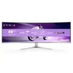 Philips Evnia 49M2C8900/27 49-inch QD-OLED Curved Gaming Monitor – 5120×¹⁴⁴⁰, 240Hz, 0.03ms, White