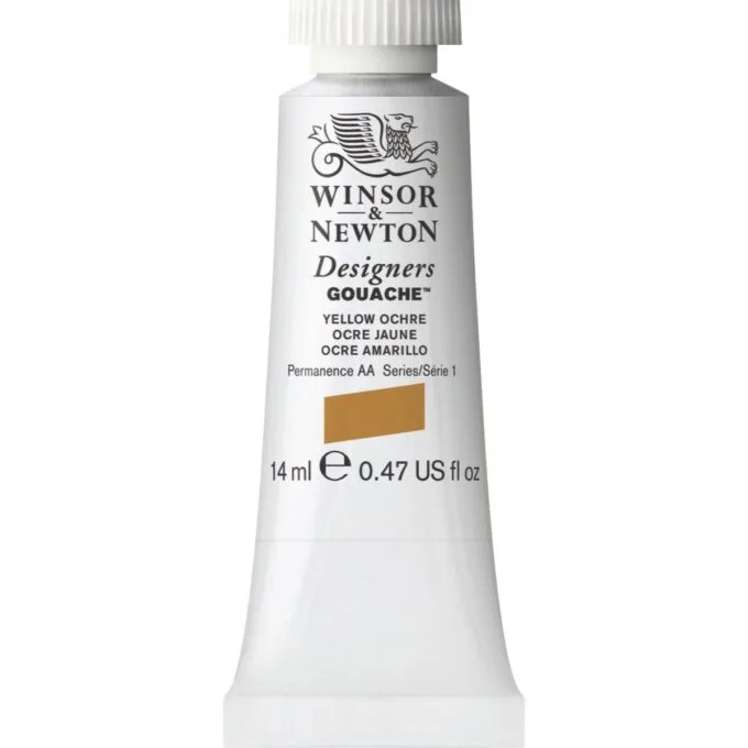 W&N DESIGNERS GOUACHE 14ML TBE YELLOW OCHRE — image 1