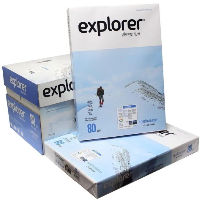 EXPLORER I-PERFORMANCE COPY PAPER A3 80GSM 500 SHEETS — image 1