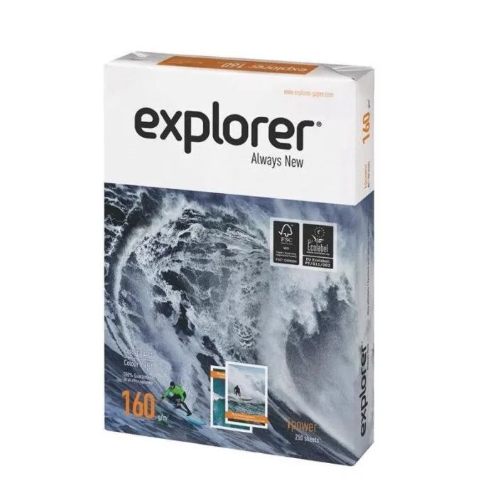 EXPLORER I-POWER COPY PAPER A3 160 GSM 250 SHEETS — image 1