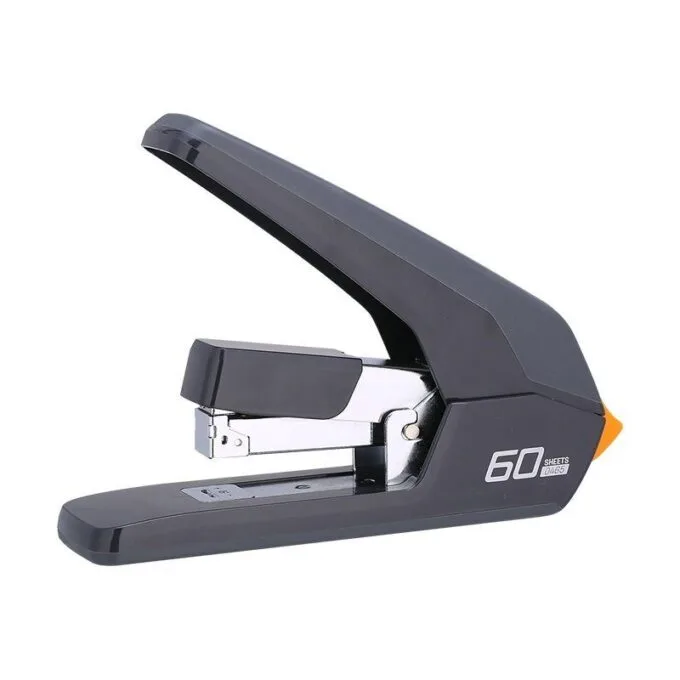 DELI EFFORTLESS HEAVY-DUTY STAPLER 60 SHEETS BLACK — image 1