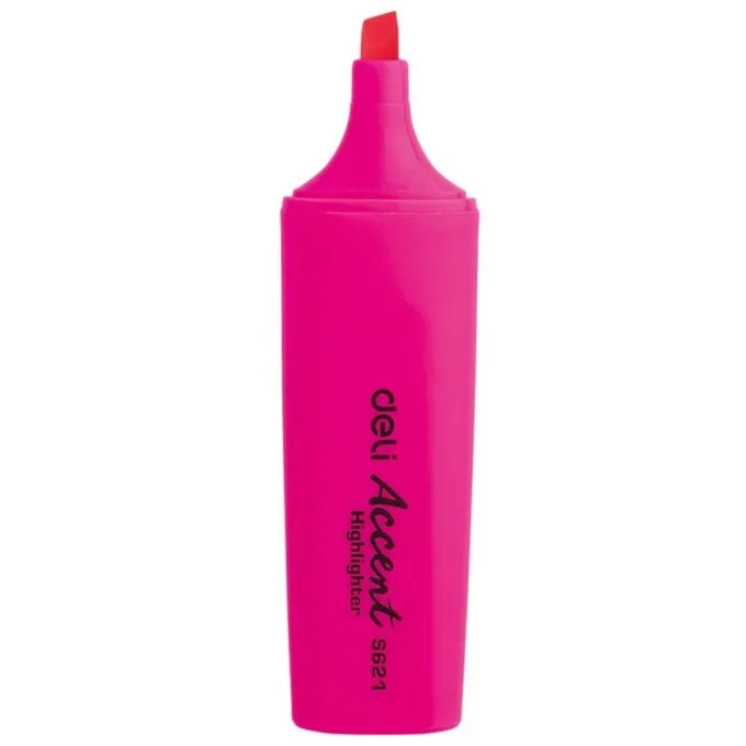 DELI HIGHLIGHTER CHISEL 1-5MM PINK — image 1
