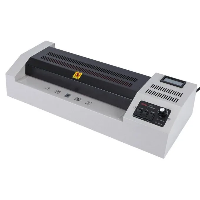 DELI MAXIMUM LAMINATOR WIDTH: A3 - LAMINATING FILM RANGE: 50-175 MIC — image 1
