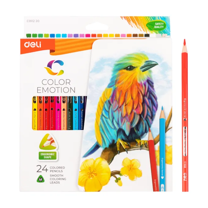 DELI COLOUR EMOTION PENCIL BOX 24 PCS — image 1