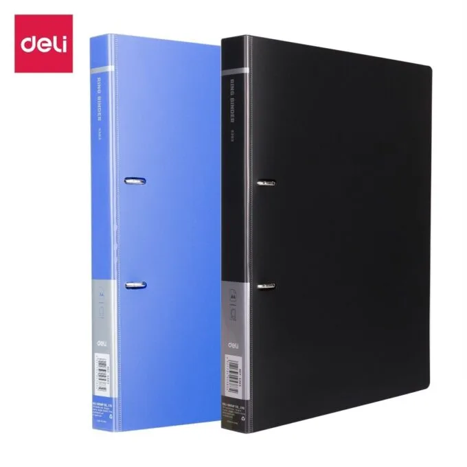 DELI PP 1.05 IN 2 D - RING BINDER A4 ASSORTED (B-L) — image 1