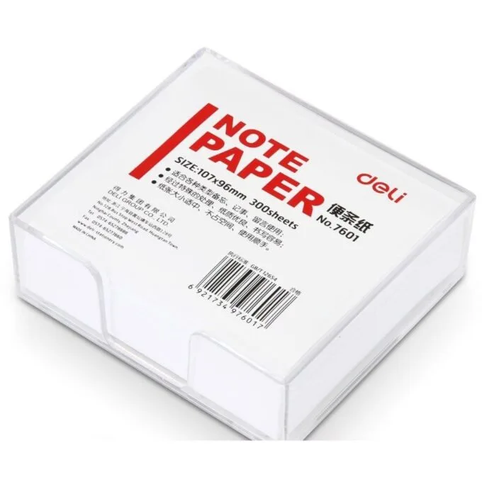 DELI NOTE PAD 107X96MM 300 SHEETS — image 1