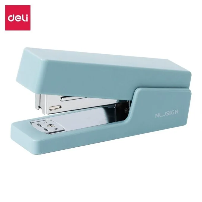 DELI NUSIGN STAPLER 20 SHEETS 24/6 & 26/6 BLUE — image 1