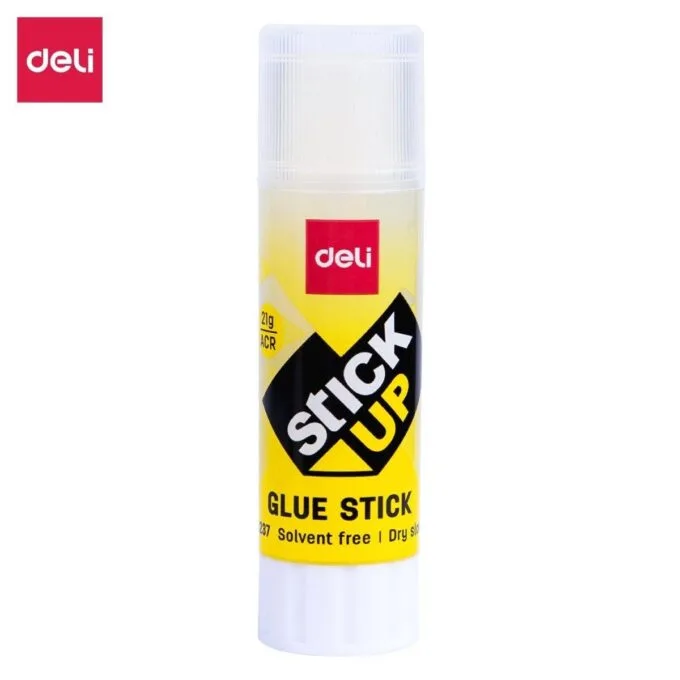 DELI TRANSPARENT PVP GLUE STICK 21G — image 1
