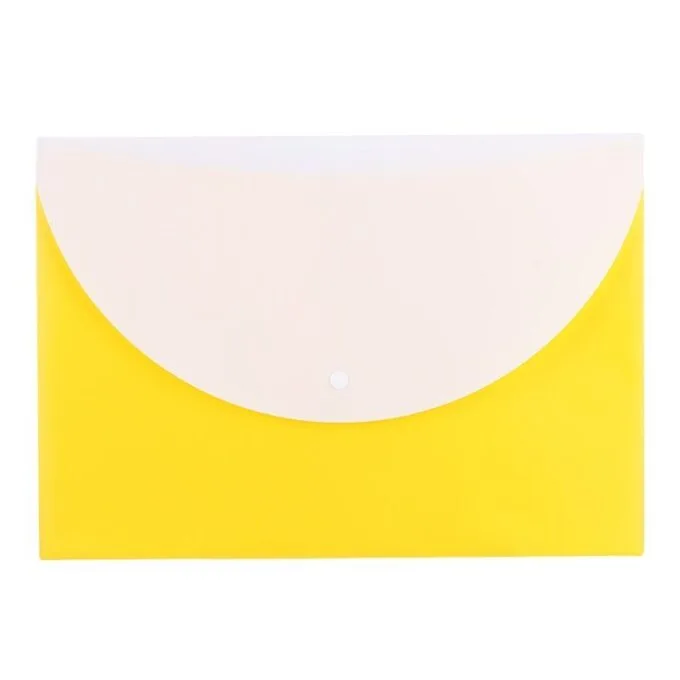 DELI RIO 2P FILE BAG SNAP A4 5C - ASSORTED COLOURS — image 1