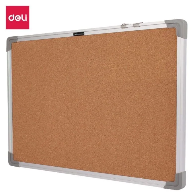 DELI CORK BULLETIN BOARD 600x900MM 24INx36IN — image 1