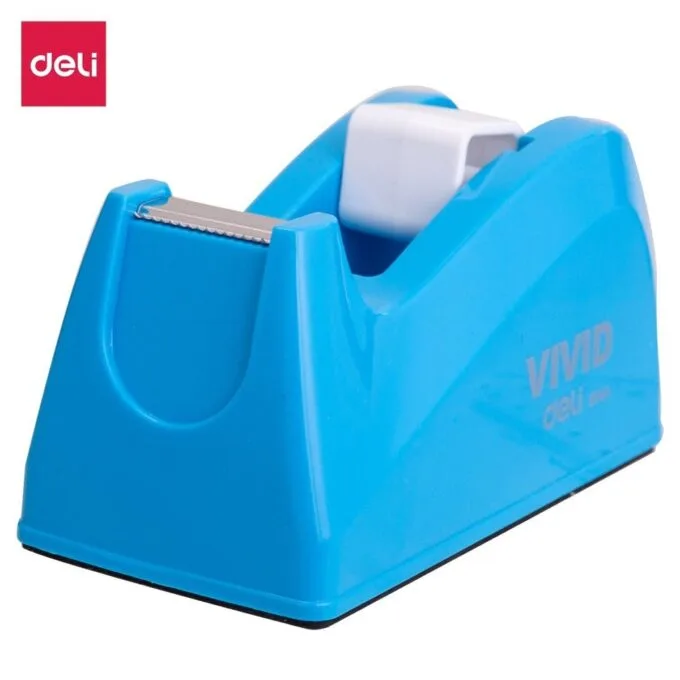 DELI TAPE DISPENSER SMALL BLUE — image 1