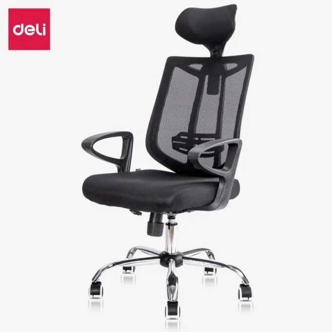 DELI EXECUTIVE CHAIR 630X570X1120-1200MM BLACK — image 1