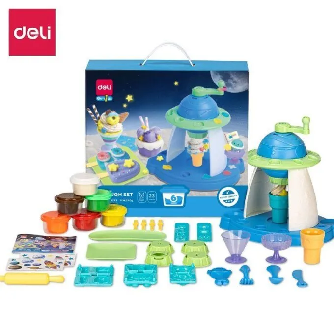 DELI GENIUS DOUGH SET 240G WITH 23 ACCESSORIES ASSORTED — image 1