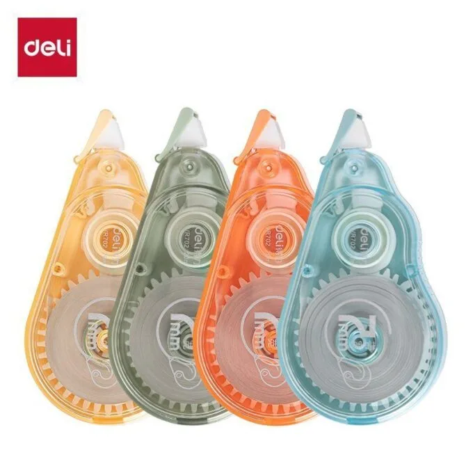DELI CORRECTION TAPE 7MMX20M ASSORTED — image 1