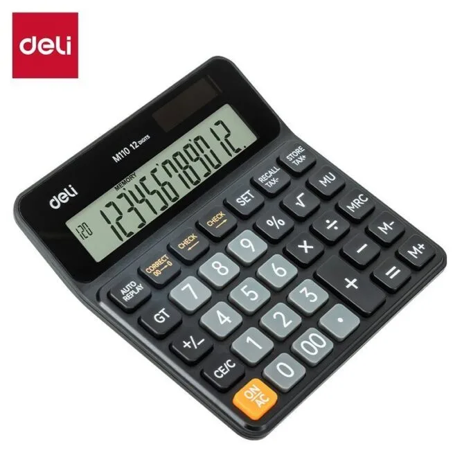 DELI DESKTOP CALCULATOR 12-DIGIT — image 1