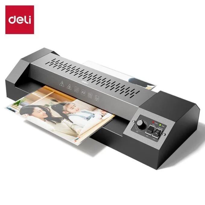 DELI LAMINATOR WIDTH: A3 - LAMINATING FILM RANGE: 50-175 MIC — image 1