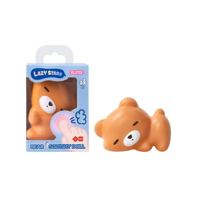 SQUISHY DOLL IN BOX BEAR DESIGN — image 1