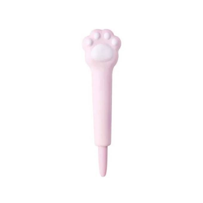 SQUISHY GEL INK ROLLER - BLUE - FINE TIP (0.5MM) CAT PAW DESIGN 36PCS DISPLAY — image 1