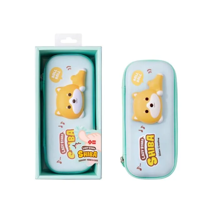 SQUISHY PENCIL CASE DOG DESIGN — image 1
