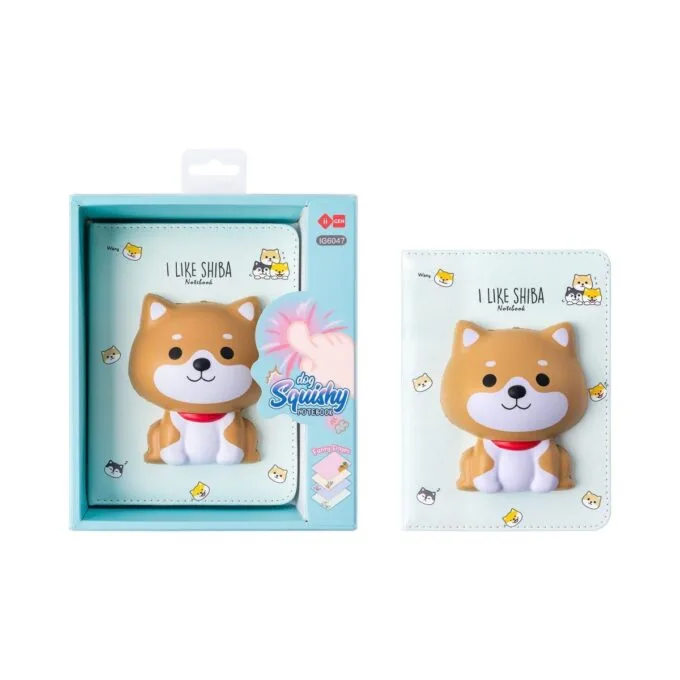 SQUISHY NOTEBOOK 128 SHEETS DOG DESIGN — image 1