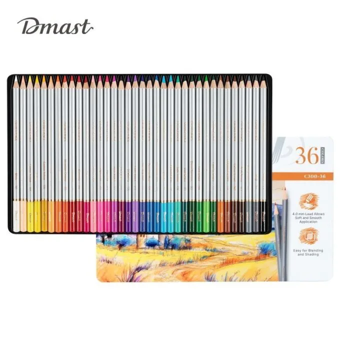 DELI DMAST COLOUR PENCIL BOX 36 PCS — image 1
