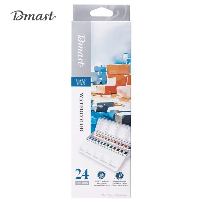 DELI DMAST WATERCOLOUR SET 24 PCS 12ML — image 1