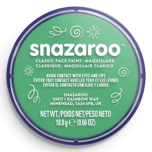SNZ CLASSIC FACE PAINT 18ML POT BRIGHT GREEN — image 1