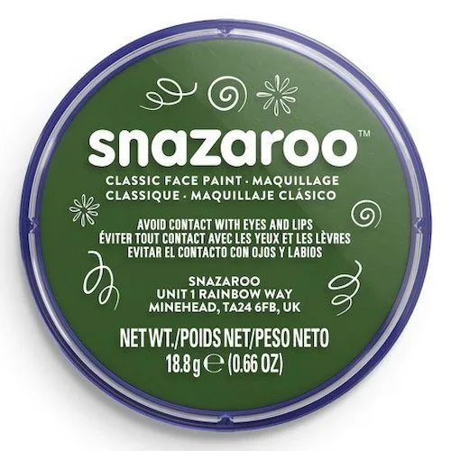 SNZ CLASSIC FACE PAINT 18ML POT DARK GREEN — image 1